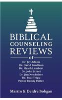 Biblical Counseling Reviews