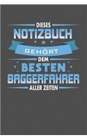 Dieses Notizbuch Gehört Dem Besten Baggerfahrer Aller Zeiten
