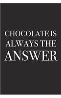 Chocolate Is Always the Answer