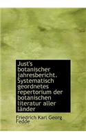 Just's Botanischer Jahresbericht. Systematisch Geordnetes Repertorium Der Botanischen Literatur Alle