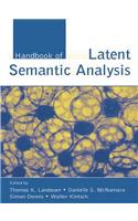 Handbook of Latent Semantic Analysis: (University of Colorado Institute of Cognitive Science Series)