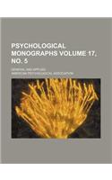 Psychological Monographs Volume 17, No. 5; General and Applied