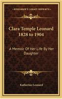 Clara Temple Leonard 1828 to 1904