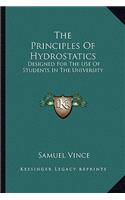 The Principles Of Hydrostatics