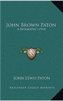 John Brown Paton