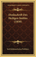 Denkschrift Des Heiligen Stuhles (1838)