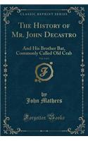 The History of Mr. John Decastro, Vol. 2 of 2: And His Brother Bat, Commonly Called Old Crab (Classic Reprint)