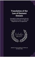 Translation of the Law of Eminent Domain