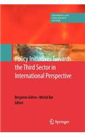 Policy Initiatives Towards the Third Sector in International Perspective