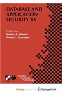 Database and Application Security XV