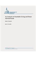 Analysis of Charitable Giving and Donor Advised Funds