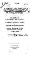De temporum qua Aeschylus utitur praesentis praecipue et aoristi varietate: (Latin)