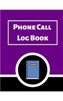 Phone Call Log Book
