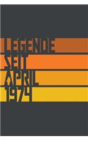 Legende seit April 1974