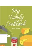 My Family Cookbook Recipe Notebook