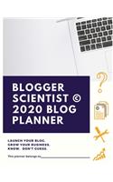 Blogger Scientist 2020 Blog Planner