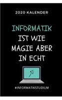 2020 Kalender Informatik Ist Wie Magie Aber in Echt #informatikstudium