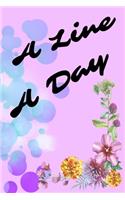 A Line A Day: 6x9 Journal To Write Down Your Thoughtful Memories One Line At A Time (2 Year)