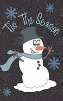 Tis The Season: Snowman Jack Frost Blank Lined Writing Journal Gifts - Give An Alternative Christmas Card To Make It Personalized For That Special Someone