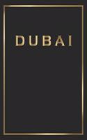 Dubai: Gold and Black Decorative Book - Perfect for Coffee Tables, End Tables, Bookshelves, Interior Design & Home Staging Add Bookish Style to Your Home- 