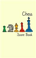 Chess Score Book: Log Book For Chess Games, Chess Scoring Book For Chess Players