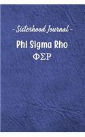 Sisterhood Journal Phi Sigma Rho