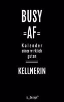 Kalender für Kellner / Kellnerin: Immerwährender Kalender / 365 Tage Tagebuch / Journal [3 Tage pro Seite] für Notizen, Planung / Planungen / Planer, Erinnerungen, Sprüche