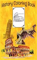 History Coloring Book: Ancient Worlds Historical themed Coloring Book