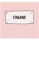 Finland: Ruled Travel Diary Notebook or Journey Journal - Lined Trip Pocketbook for Men and Women with Lines