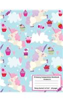 Primary Composition Notebook Grades K-2 Story Journal: Primary Composition With Picture Space, Unicorn Primary Composition Notebooks, Cute Cupcake Notebook For Girls, Kids, Kids School Supplies : Story S(17 Primary Composition Notebook with Picture Story (Book 17))
