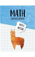 Math Graph Paper Notebook