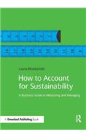 How to Account for Sustainability