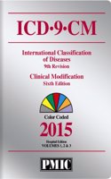 ICD-9-CM Color Coded 2015 Hospital Edition, Volumes 1,2&3