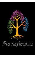 Pennsylvania: Tree Of Life PA US State Gift Notebook