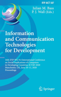 Information and Communication Technologies for Development