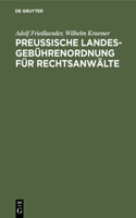 Preußische Landesgebührenordnung Für Rechtsanwälte