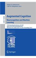 Augmented Cognition. Neurocognition and Machine Learning