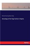 Genealogy of the Page family in Virginia
