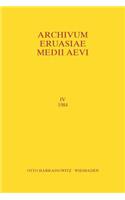 Archivum Eurasiae Medii Aevi IV 1984