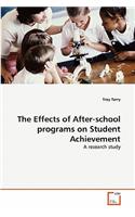 Effects of After-school programs on Student Achievement