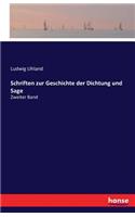Schriften zur Geschichte der Dichtung und Sage