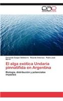 alga exótica Undaria pinnatifida en Argentina
