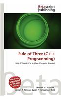 Rule of Three (C++ Programming): (English)