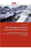 Risk Management Durant Un Contrat d''outsourcing It