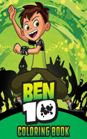 Ben 10 Coloring Book: This book makes a perfect gift for your friend or your son that love Cartoons.Ben 10 Coloring book For Kids.