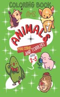A-Z Animals Coloring Book for Kids and Toddlers Ages 2-5