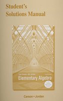 Student's Solutions Manual for Elementary Algebra