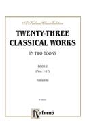 Twenty-three Classical Works for Two Guitars, Bk 1