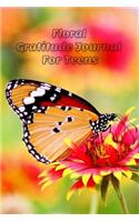 Floral Gratitude Journal for Teens