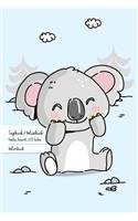 Tagebuch / Notizbuch Koala, Liniert, 120 Seiten